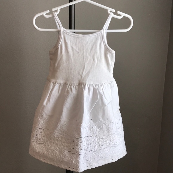 Hanna Andersson Other - Hannah Andersson white eyelet tank dress 18-24M